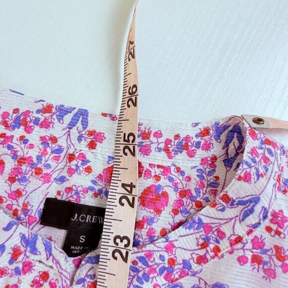 NWOT J.Crew Boho Border Print Cotton Tunic Blouse – Women’s Small - Picture 11 of 11